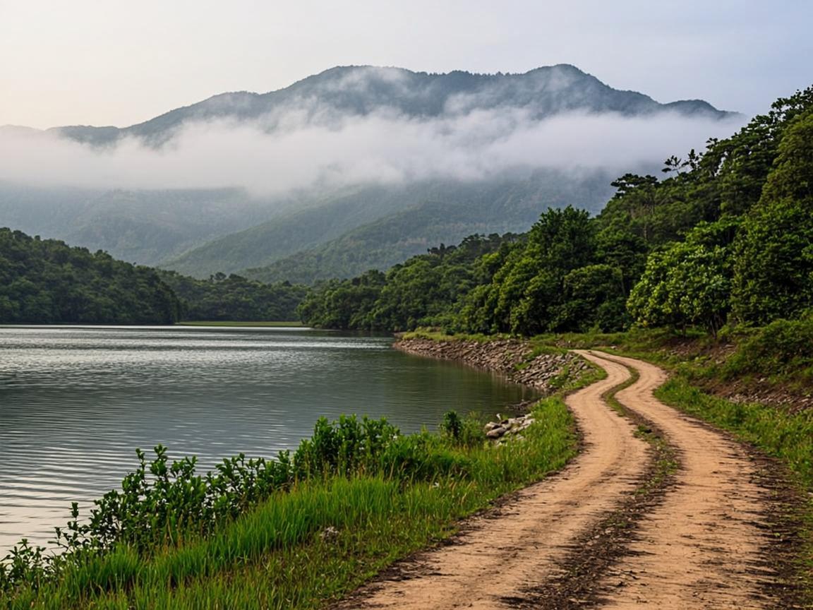 Explore Mannavanur Lake with a stunning escort travel companion in Palani Hills